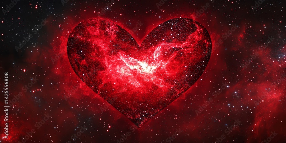 Cosmic Heart Nebula Galaxy Love Romantic Space Cosmic Heart Nebula Galaxy Love Romantic Space