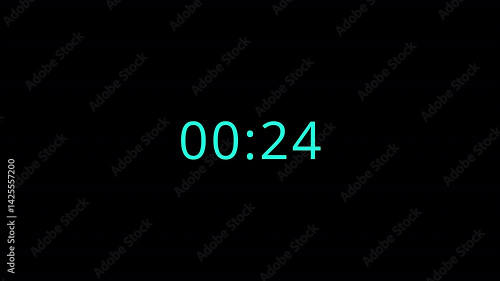 Thirty seconds countdown animation from 30 seconds to 0 seconds with alpha channel, Thirty seconds countdown timer on a transparent background
Thirty seconds countdown animation from 30 seconds to 0 seconds with alpha channel, Thirty seconds countdown timer on a transparent background