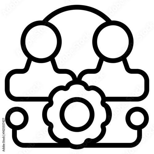 Teamwork Line Icon