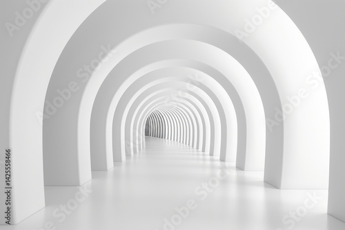 White Arched Corridor