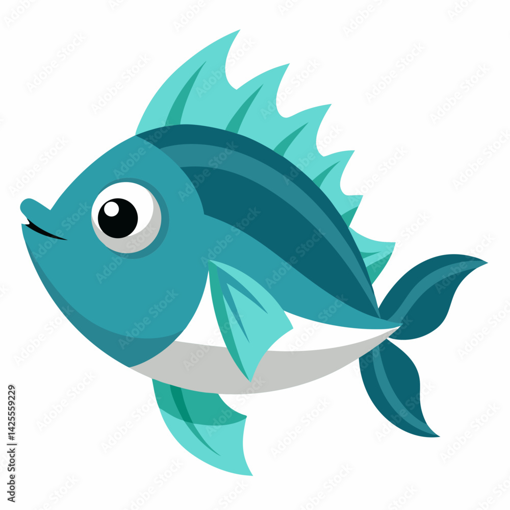 Obraz premium fish vector illustration