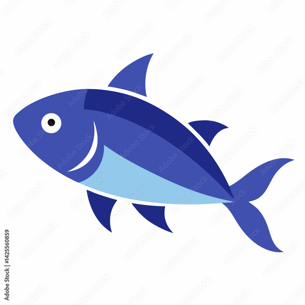 Obraz premium fish on a white background