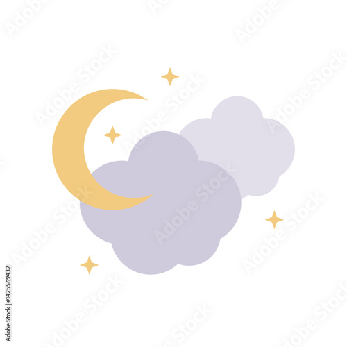 Obraz na płótnie Night Cloud w salonie