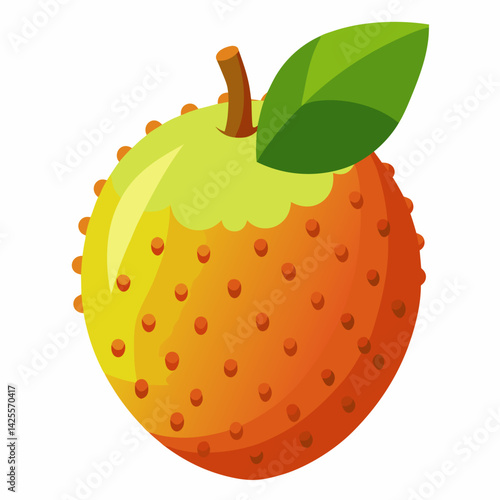 vector illustration of a strawberry