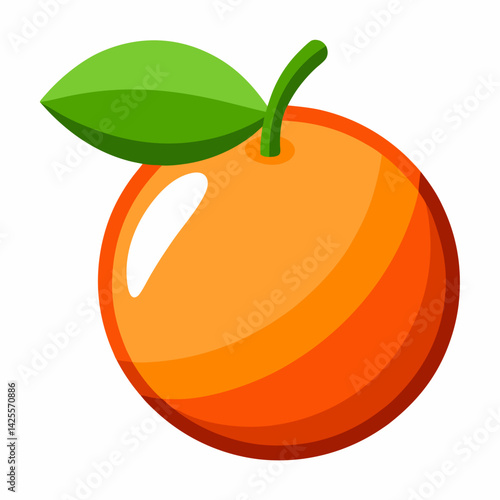 orange vector illustration