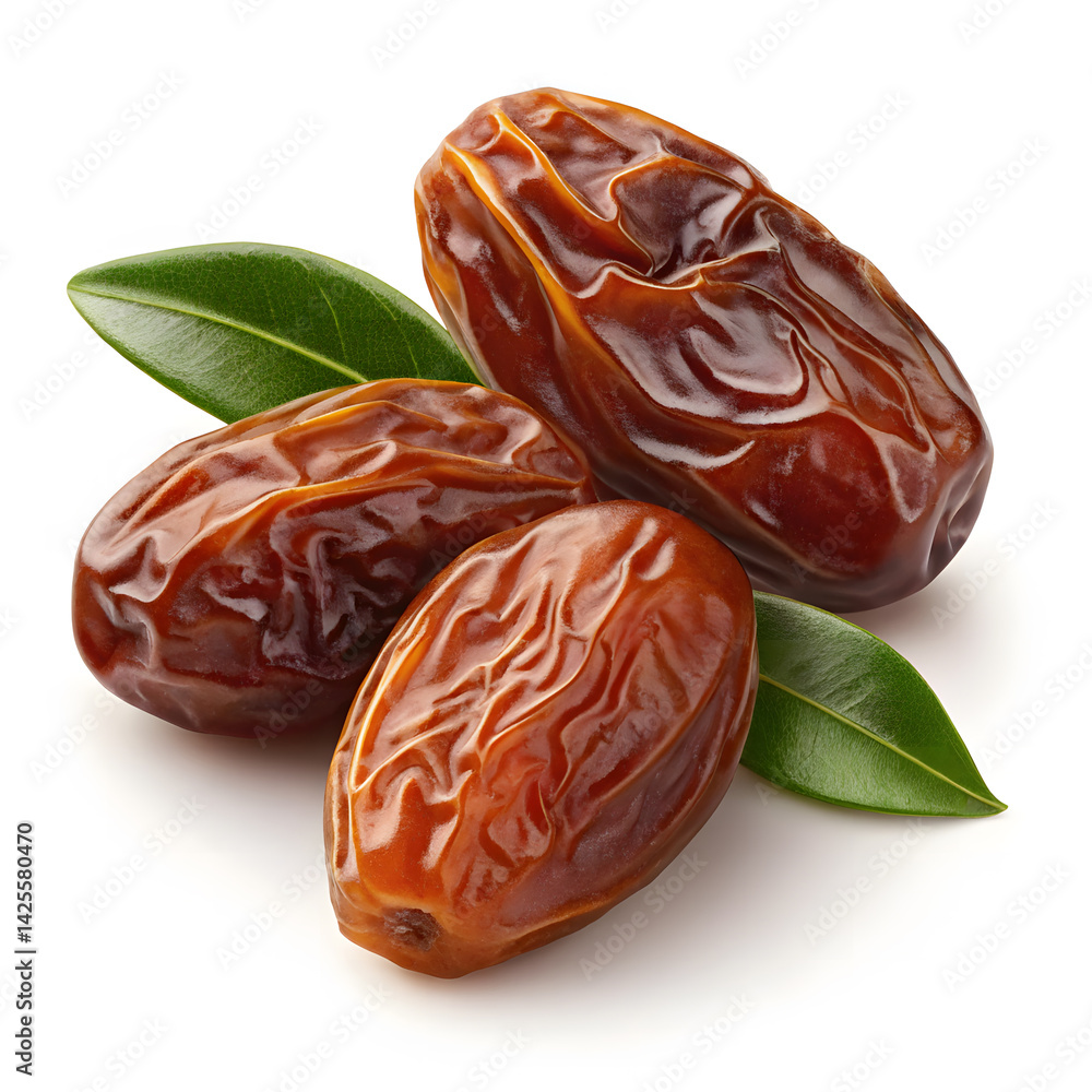 dates isolated on white background dates isolated on white background