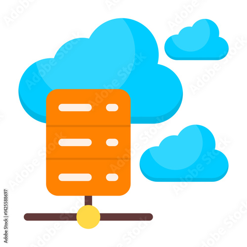 Cloud Hosting Icon
