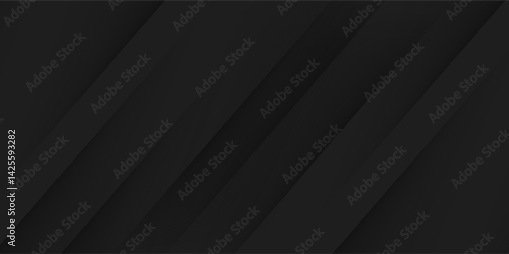 Black abstract background. Elegant dark diagonal shape elements. Modern luxury grey gradient graphic design. Black abstract background. Elegant dark diagonal shape elements. Modern luxury grey gradient graphic design.