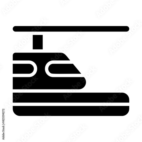 Bullet Train Solid Icon