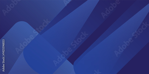Abstract blue background with glowing geometric lines. Modern blue gradient square shape design. Futuristic technology concept. Suit for brochure, corporate, website, poster, banner, cover modern