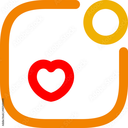 Notification Favorite In Outline Icon