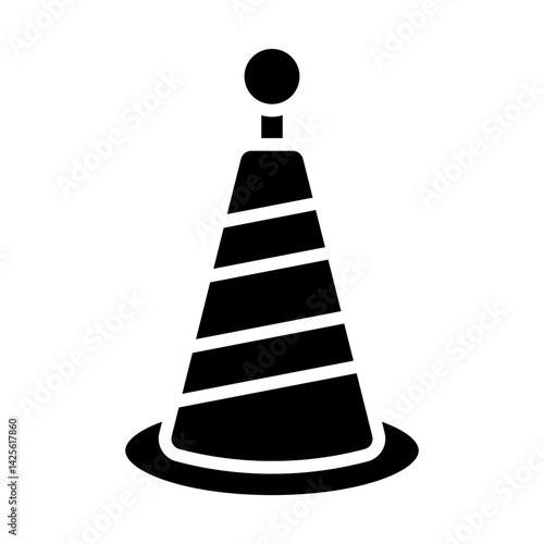 Traffic Cone Solid Icon