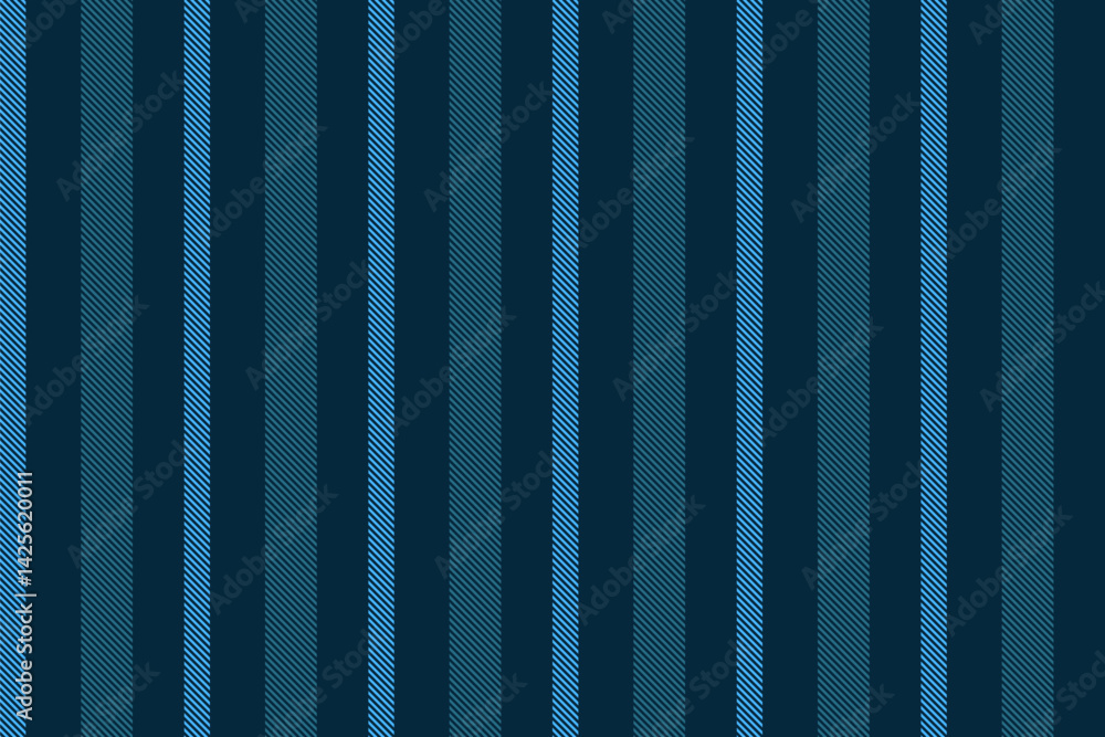 Shabby textile lines seamless, calm fabric stripe texture. Hotel pattern vector vertical background in dark and cyan colors. Shabby textile lines seamless, calm fabric stripe texture. Hotel pattern vector vertical background in dark and cyan colors.
