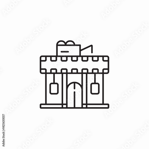 cinema movie icon sign vector