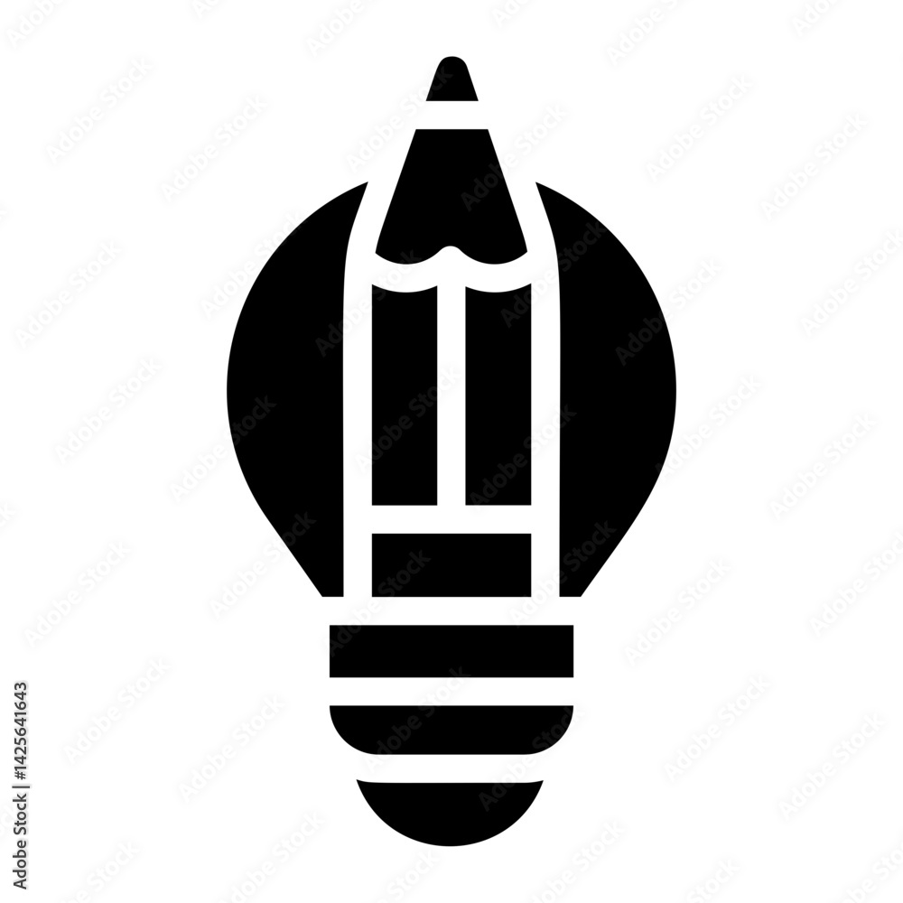 Innovation Solid Icon Innovation Solid Icon