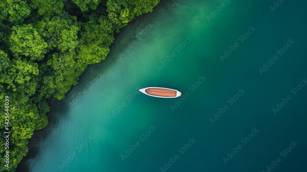 Fototapeta premium Drone photographer capturing aerial views, exploring dynamic compositions from above