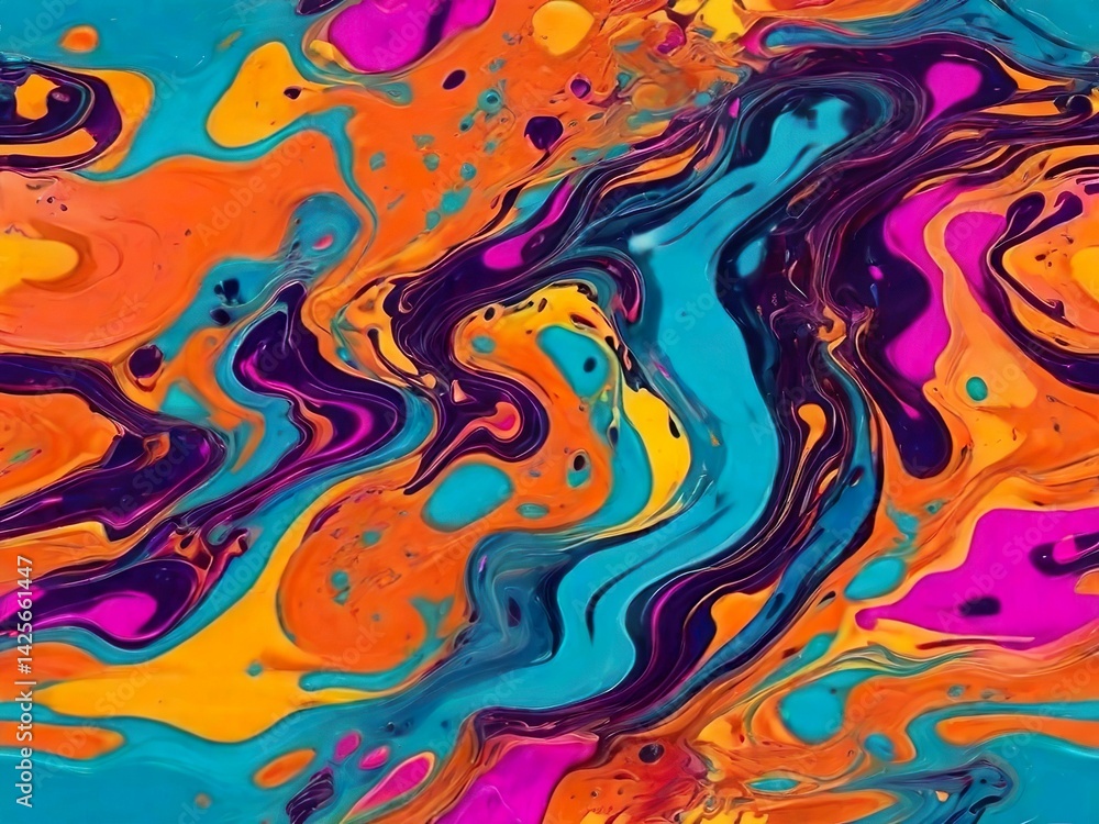 Colorful Swirling Abstract Art Colorful Swirling Abstract Art