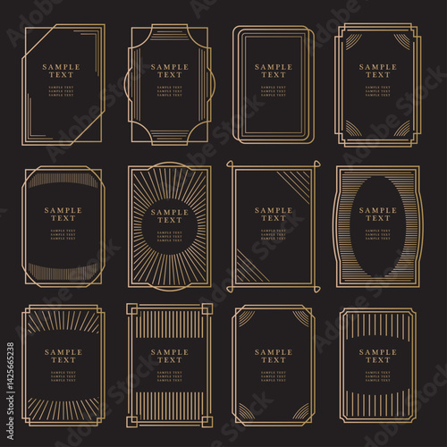 フラットフレーム枠セット
