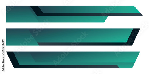 Lower third vector design bundle for broadcast news, TV Bar, Breaking News, Sports, Video Channel