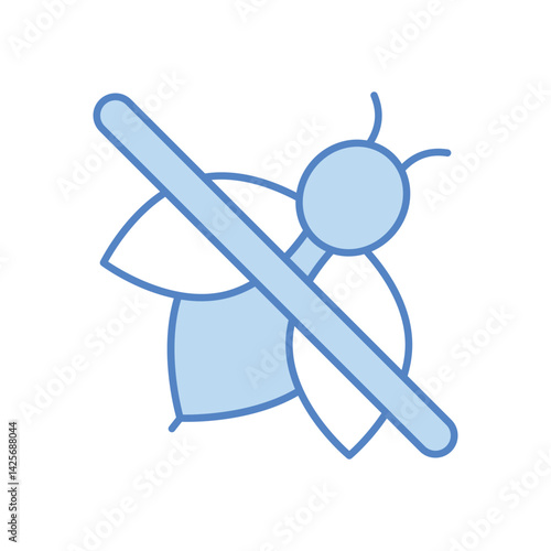 insect sting allergy Vector icon
