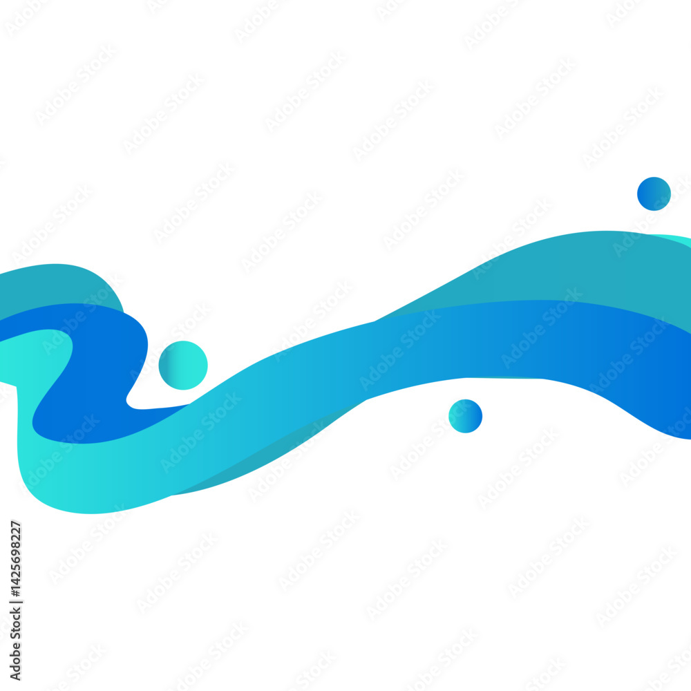 Wave Gradient Border Wave Gradient Border