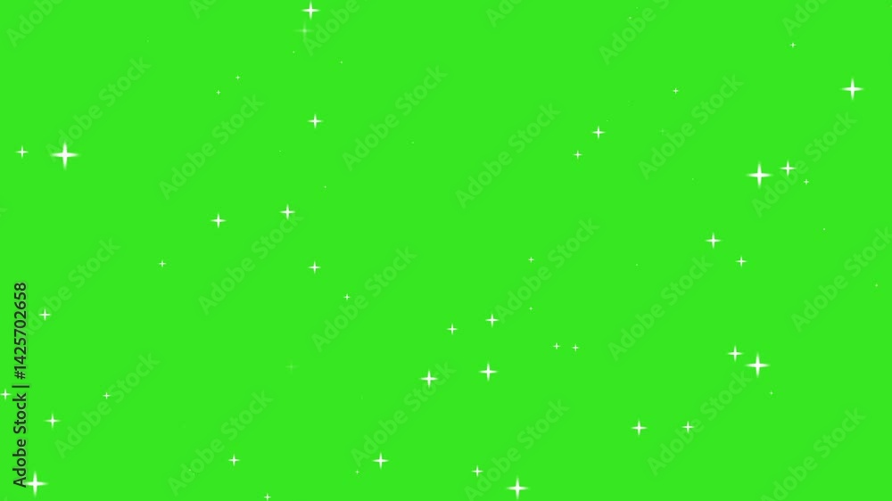 twinkle stars animation with green screen. Twinkling stars animation, stars and starry night sky, Sparkle twinkling star animation video. Stars shining, blinking stars night sky, twinkle stars animation with green screen. Twinkling stars animation, stars and starry night sky, Sparkle twinkling star animation video. Stars shining, blinking stars night sky,