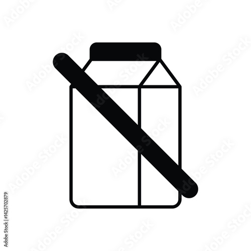 No milk Vector icon