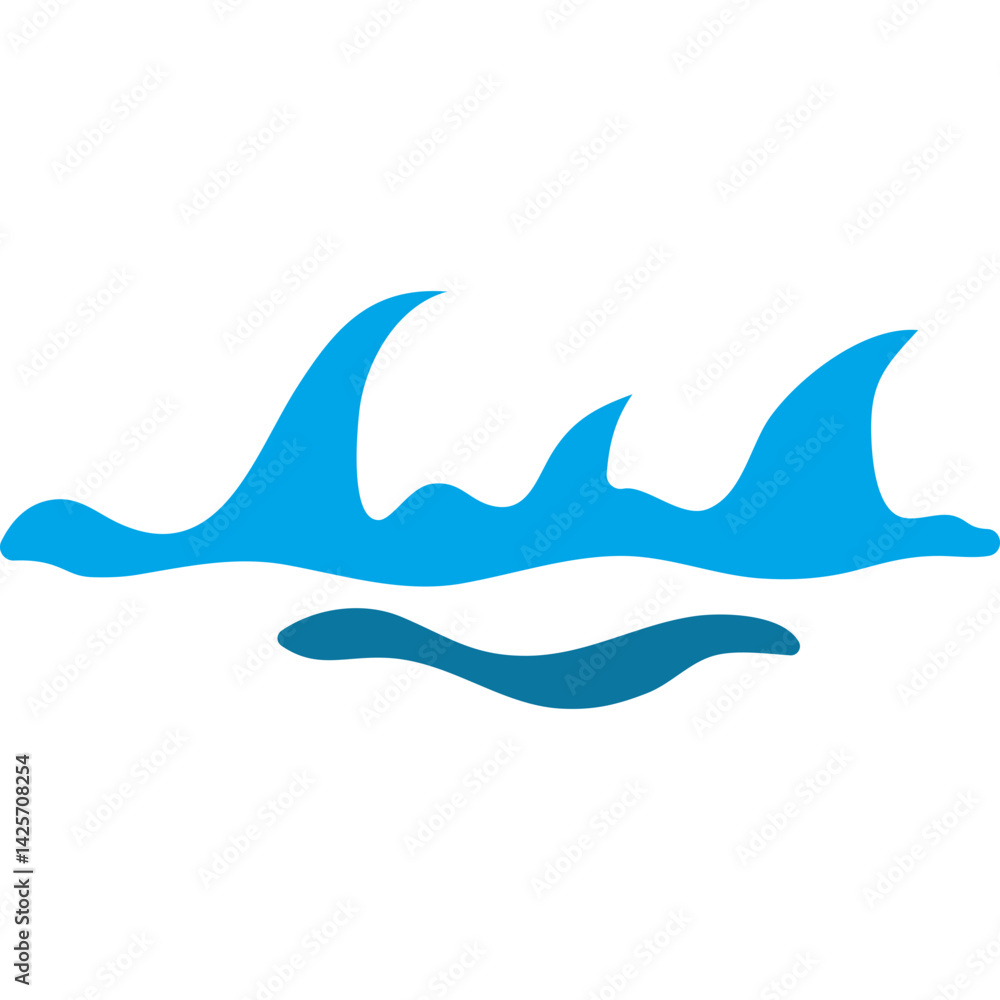 Obraz premium Ocean Wave Icon