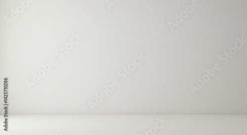 Wallpaper Mural Empty Room with White Wall and Floor Background for Studio Mockup Torontodigital.ca