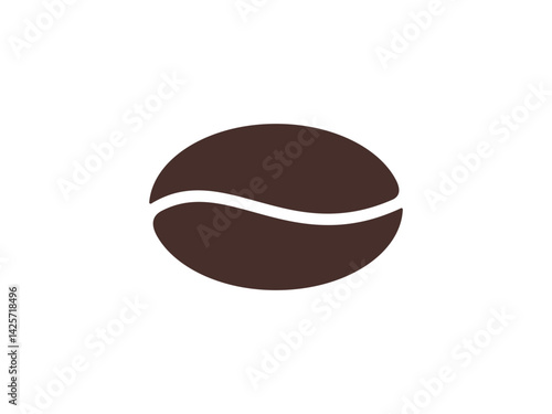 Coffee bean icon logo