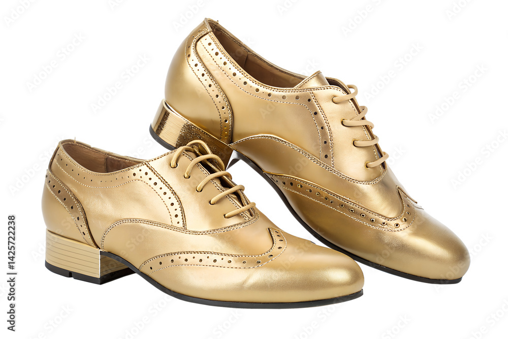 Elegant golden lace up shoes for formal occasions Elegant golden lace up shoes for formal occasions