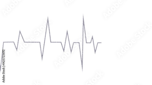 video footage of heart rate or pulse
