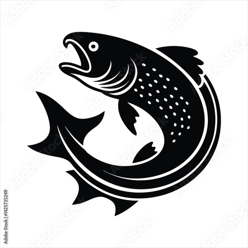 fish icon vector illustration
