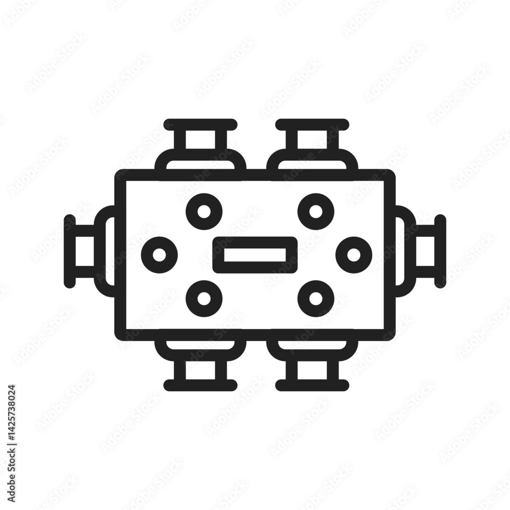 Dining Table icon vector image. Suitable for mobile apps, web apps and print media. Dining Table icon vector image. Suitable for mobile apps, web apps and print media.