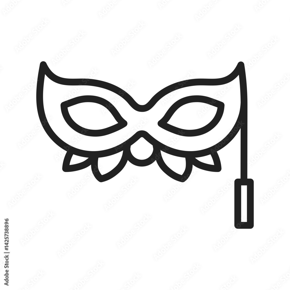 Eye Mask icon vector image. Suitable for mobile apps, web apps and print media. Eye Mask icon vector image. Suitable for mobile apps, web apps and print media.