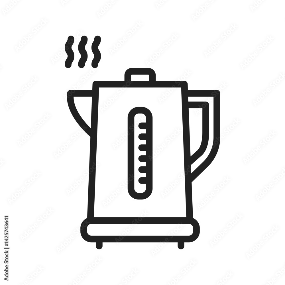 Kettle icon vector image. Suitable for mobile apps, web apps and print media. Kettle icon vector image. Suitable for mobile apps, web apps and print media.