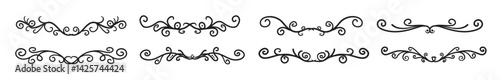 Scroll Work Vector.