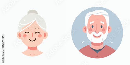 portrait of senior person with warm smile