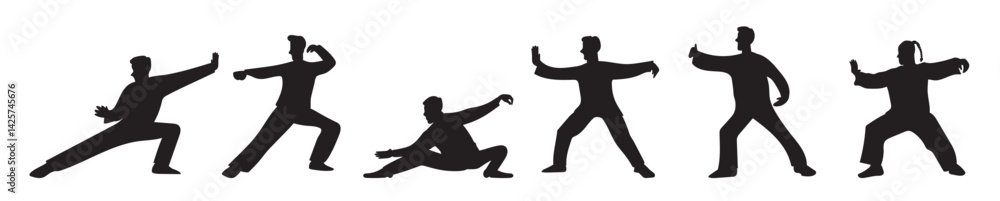 Tai Chi Vector Set Tai Chi Vector Set