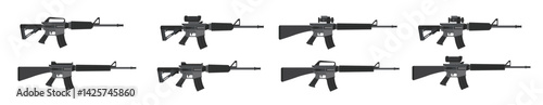 Vector Of AR15 Set