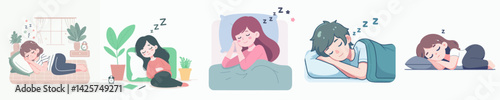 woman sleeping soundly