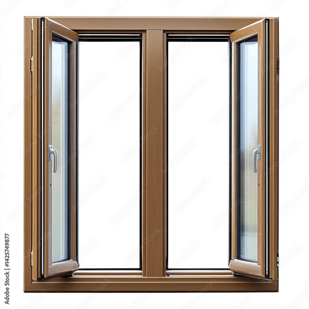 open window with wooden shutters open window with wooden shutters