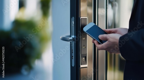 Modern Access Control: Smartphone unlocks building door
