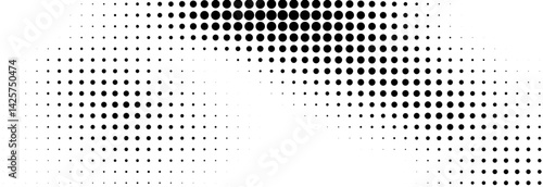 Abstract background with halftone noise. Vector stipple pointillism texture. Sand, grain gradient pattern on transparent background.	