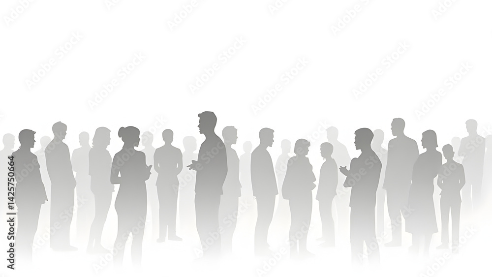Silhouette of people vector illustration Silhouette of people vector illustration