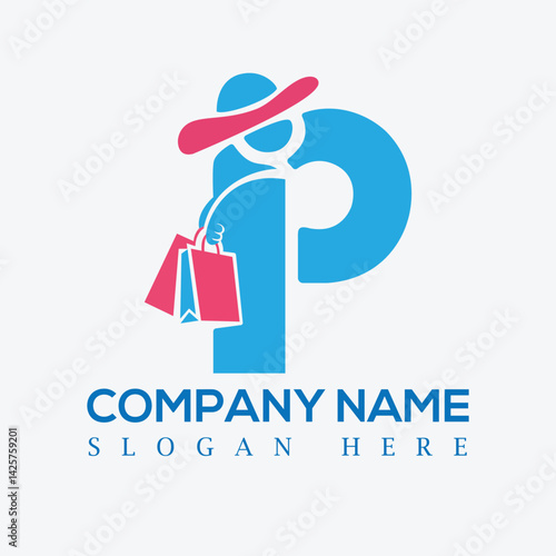 P latter logo design, logo design, minimalist logo design, wordmark logo design, corporate logo