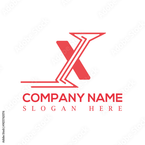 X latter logo design, logo design, minimalist logo design, wordmark logo design, corporate logo