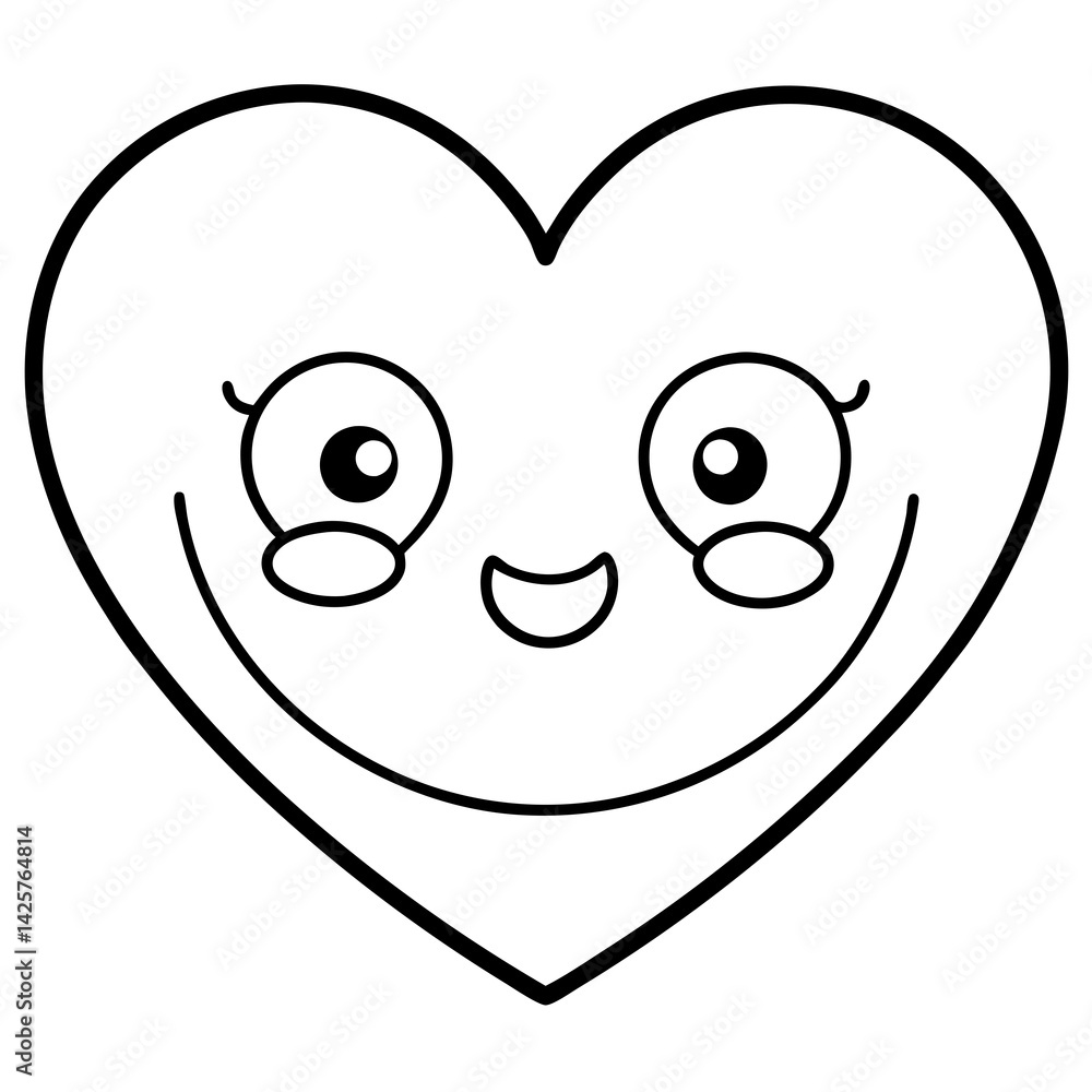 Outline Heart Emojis A Style Collection