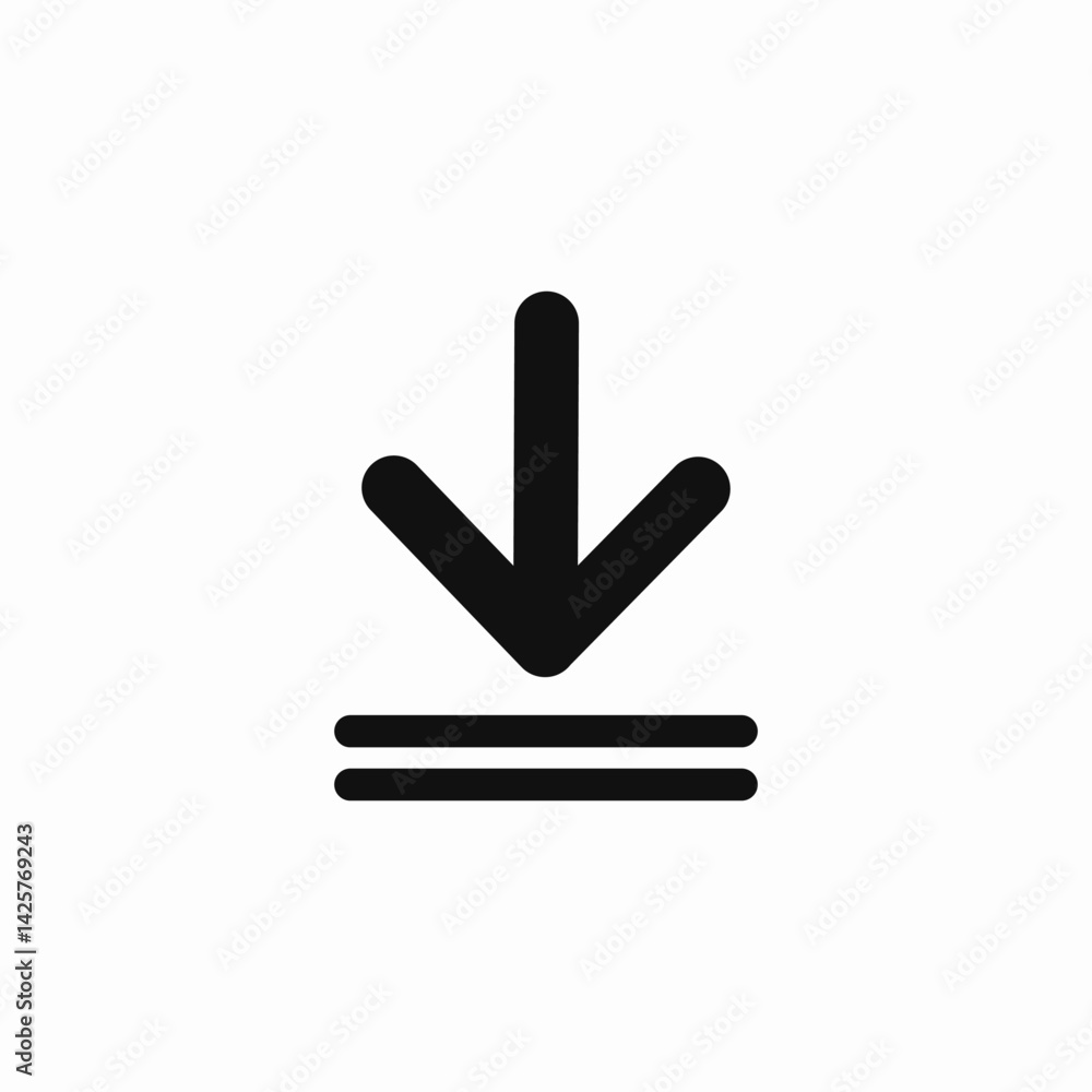 arrow lines icon sign vector arrow lines icon sign vector