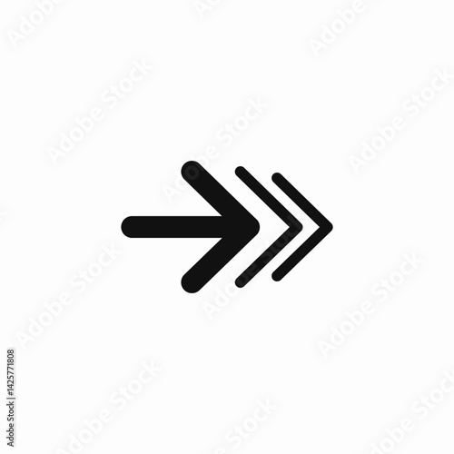 fast forward icon sign vector